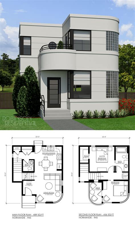 Contemporary Style House Plan .